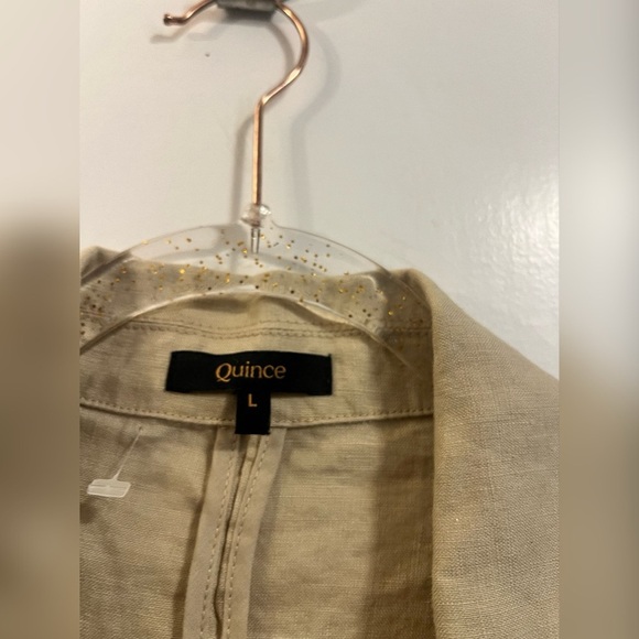 Quince 100% European Linen Blazer $178 Size L - Picture 3 of 7